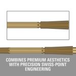 Darts fémhegy TARGET Swiss Point Elysian Archetype 43, arany 42mm