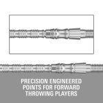 Darts fémhegy TARGET Swiss Point TRB, ezüst 35mm