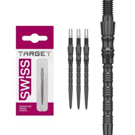 Darts fémhegy TARGET Swiss Point TRB, fekete 35mm