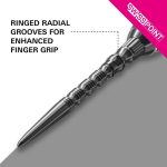 Darts fémhegy TARGET Swiss Point TRB, fekete 42mm