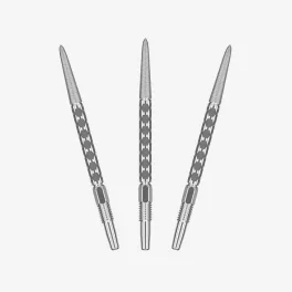 Darts fémhegy Target Swiss Point FLT, ezüst 30mm