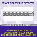 Darts fémhegy Target Swiss Point FLT, ezüst 42mm