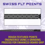 Darts fémhegy Target Swiss Point FLT, fekete 42mm