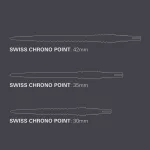Darts fémhegy Target Swiss Point Chrono Swiss Storm, ezüst 35mm