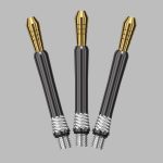 Dart szár hosszú Target Heli Titanium, fekete 46,7 mm (készlet erejéig)