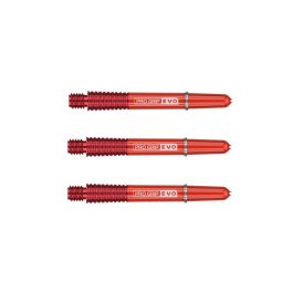 Darts szár rövid Target Pro Grip Evo AL aluminium, piros 34mm (készlet erejéig)