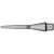 Darts cserélhető fémhegy Target Titanium Grooved Swiss Point, ezüst 26mm