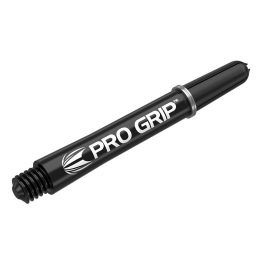   Dart szár rövid+ Target Pro Grip, fekete 38mm - 9 darabos csomag