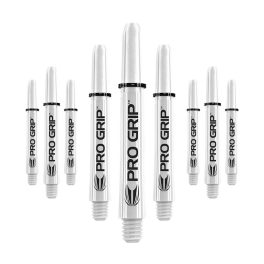 Dart szár közepes Target Pro Grip, fehér 41mm - 9 darabos csomag