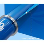 Dart szár rövid Target Pro Grip, kék 34mm - 9 darabos csomag