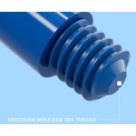 Dart szár rövid Target Pro Grip, kék 34mm - 9 darabos csomag