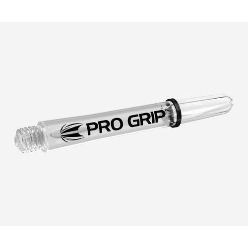 Dart szár hosszú Target Pro Grip, átlátszó 48mm - 9 darabos csomag