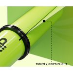 Dart szár közepes Target Pro Grip, lime zöld 41mm - 9 darabos csomag