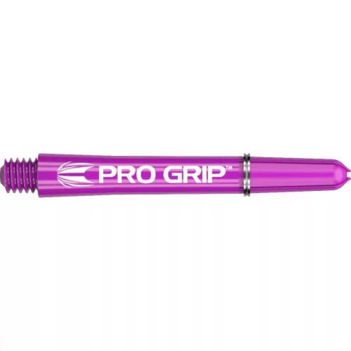 Dart szár közepes Target Pro Grip, lila 41mm - 9 darabos csomag