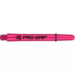 Dart szár hosszú Target Pro Grip, rózsaszín 48mm - 9 darabos csomag