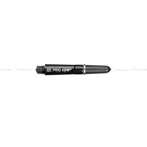 Dart szár közepes Target Pro Grip Spin elforgós, fekete 41mm - 9 darabos csomag