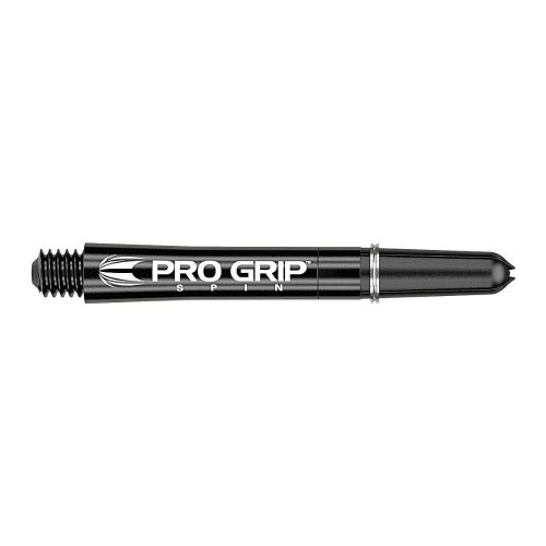 Dart szár TARGET Pro Grip Spin műanyag forgó, fekete, hosszú, 9db-os csomag