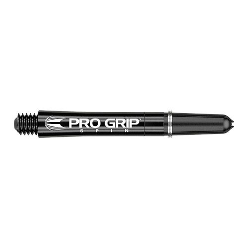 Dart szár hosszú Target Pro Grip Spin elforgós, fekete 48mm - 9 darabos csomag