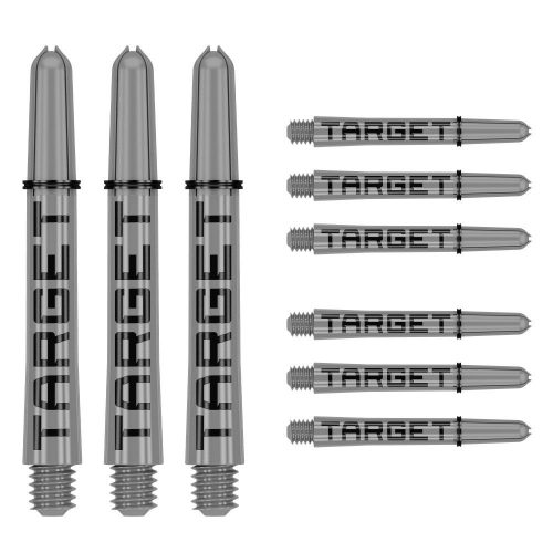 Dart szár közepes Target Pro Grip Tag 41mm, szürke-fekete multi-pack (készlet erejéig)