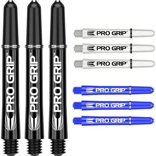 Dart szár közepes Target Pro Grip 41mm, fekete-fehér-kék multi-pack