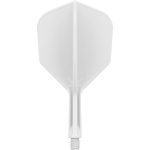 Darts toll és szár egyben Target K-Flex fehér, no6 toll és rövid szár