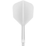 Darts toll és szár egyben Target K-Flex fehér, no6 toll és közepes szár