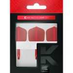 Darts toll és szár egyben Target K-Flex piros, no6 toll és rövid szár