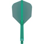 Darts toll és szár egyben Target K-Flex zöld, no6 toll és közepes szár