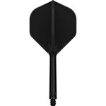 Darts toll és szár egyben Target K-Flex fekete, no2 toll és hosszú szár
