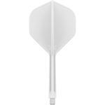 Darts toll és szár egyben Target K-Flex fehér, no2 toll és hosszú szár