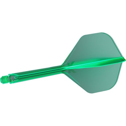Darts toll és szár egyben Target K-Flex zöld, no2 toll és hosszú szár