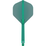 Darts toll és szár egyben Target K-Flex zöld, no2 toll és hosszú szár