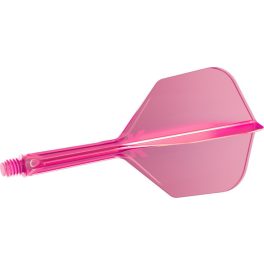 Darts toll és szár egyben Target K-Flex neon rózsaszín, no6 toll és közepes szár