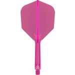 Darts toll és szár egyben Target K-Flex neon rózsaszín, no6 toll és közepes szár