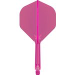 Darts toll és szár egyben Target K-Flex neon rózsaszín, no2 toll és közepes szár