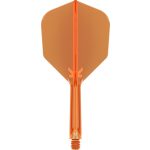 Darts toll és szár egyben Target K-Flex neon narancssárga, no6 toll és közepes szár