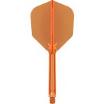 Darts toll és szár egyben Target K-Flex neon narancssárga, no6 toll és hosszú szár