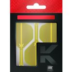 Darts toll és szár egyben Target K-Flex neon citromsárga, no2 toll és közepes szár