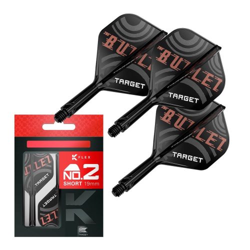 Darts toll és szár egyben Target K-Flex Stephen Bunting, no2 toll és rövid szár