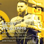 Darts toll és szár egyben Target K-Flex Scott Williams, no2 toll és közepes szár