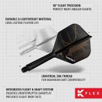 Darts toll és szár egyben Target K-Flex Cult, No6 toll és közepes szár (készlet erejéig)