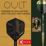 Darts toll és szár egyben Target K-Flex Cult, No6 toll és hosszú szár (készlet erejéig)