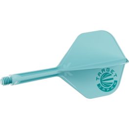   Darts toll és szár egyben Target Japan K-Flex akvamarin kék, No2 toll és közepes szár
