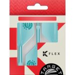 Darts toll és szár egyben Target Japan K-Flex akvamarin kék, No2 toll és közepes szár