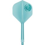 Darts toll és szár egyben Target Japan K-Flex akvamarin kék, No2 toll és hosszú szár