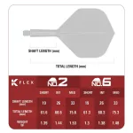 Darts tollszár Target Japan K-Flex kék, No2 toll és közepes szár