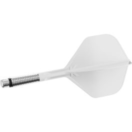   Darts toll és szár egyben TARGET K-Shift fehér, No2 elforgós toll és hosszú szár