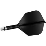 Darts toll és szár egyben TARGET K-Shift fekete, No6 elforgós toll és rövid szár