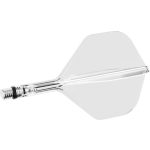Darts toll és szár egyben TARGET K-Shift átlátszó, No2 elforgós toll és rövid szár