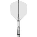 Darts toll és szár egyben TARGET K-Shift átlátszó, No6 elforgós toll és közepes szár